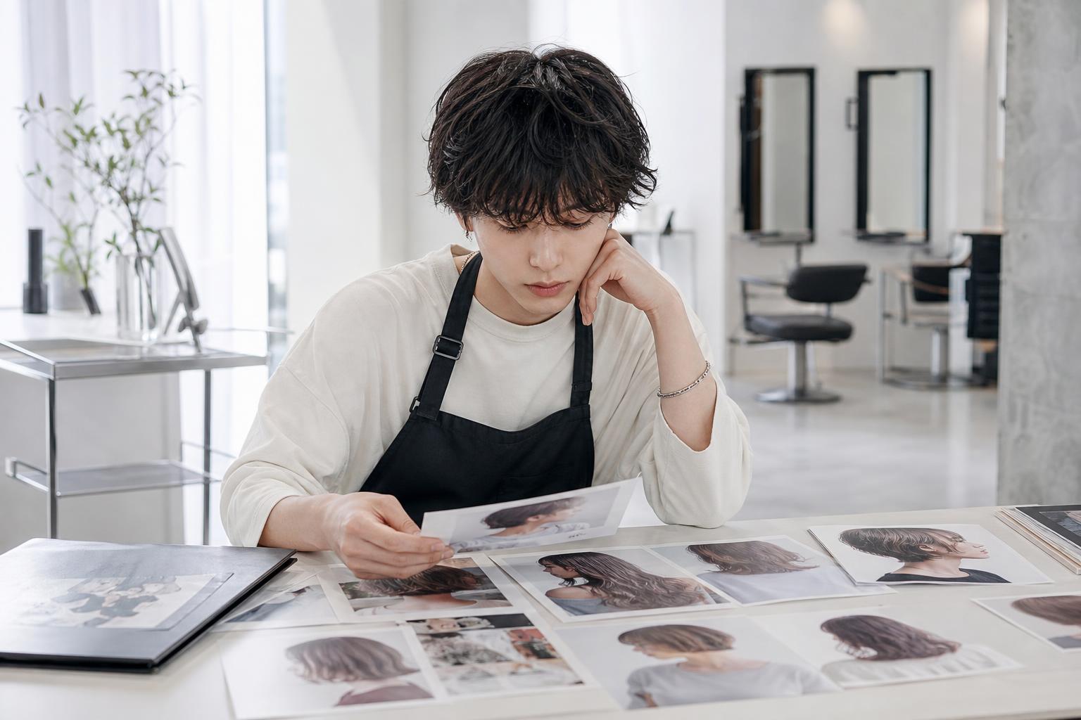 美容師の転職、作品写真は何を選べばいい？サロンが見ているポイント